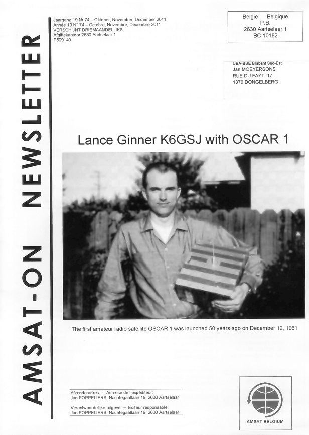 Amsat-ON News Letter