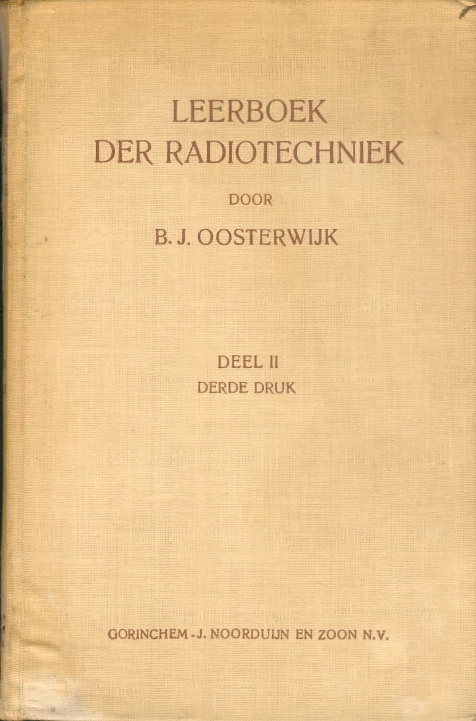 Leerboek der radiotechniek